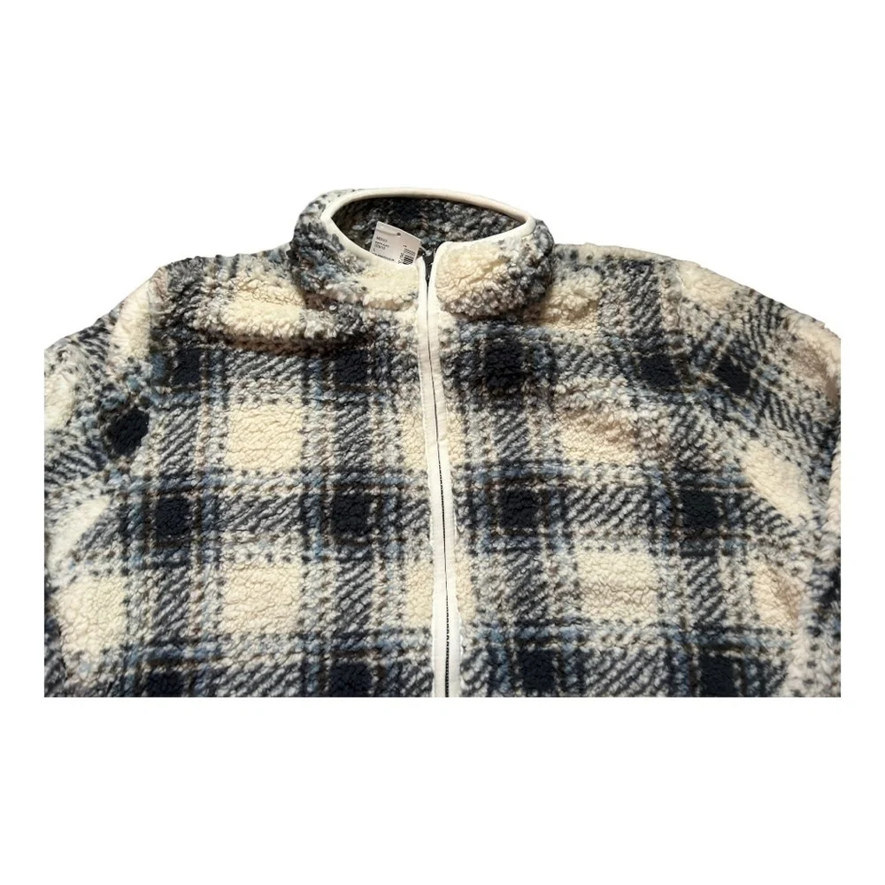 The Children’s Place Boys Print Sherpa Zip-Up Jacket - Hay Stack (C1)